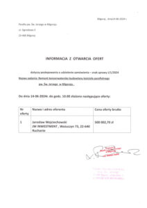 Remont konserwatorsko budowalny kościoła info oferta2